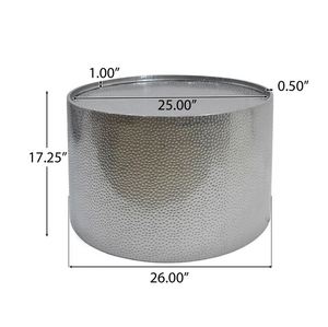 Newest modern living room iron coffee <b>table</b> silver for kitchenware office home restaurant garden decoration made in india 2023 - Product Image 4