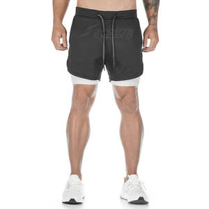 Servicio OEM, Pantalones Cortos Deportivos para Hombre, Cintura Elástica, Diseño Casual Sólido, Hechos de Poliéster/Nailon, Mejor Precio - Product Image 1