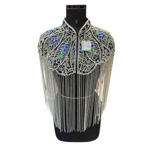 Capa de Algodón 100% Hecha a Mano de Alta Calidad 2025 con Cuentas para Mujer, Moda Disponible a Precio de Mayoreo para Exportación - Product Image 1