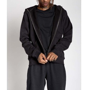 Vente en gros Sweat à capuche chaud en polaire avec fermeture éclair pour hommes Sweat à capuche décontracté Logo personnalisable - Product Image 6
