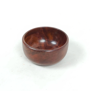 Excelente Tazón de Madera de Acacia Pulida, Natural, Saludable, Reutilizable, de Lujo, para Bodas, de Forma Redonda, Superventas - Product Image 1
