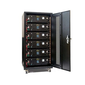 Best Brand New arriver Original Batteries <b>Kit</b> 30.72kWh 6 Server Rack Batteries With Pre-Assembled Enclosed Rack With Door Wheels - Product Image 1