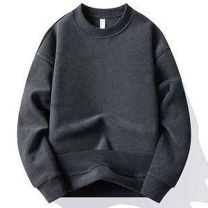 Sudadera para Hombre de Alta Calidad, Cuello Redondo, Sudadera con Capucha, Ropa Casual, Color Sólido, Básicos, Mezcla de Algodón - Product Image 6