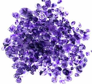พลอยอะเมทิสต์ธรรมชาติอัญมณีหลวมอัญมณีเจียระไนแบบละเอียดสำหรับทำเครื่องประดับรูปทรงผสม - Product Image 4