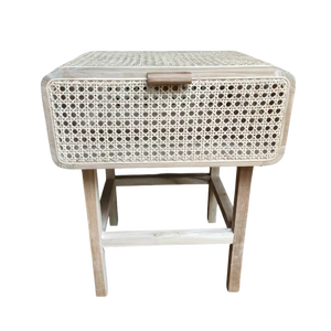 EcoNest Natural Teak Wood Sideboard Nightstand Original Jepara Indonesia for Dining & Bedside Use - Product Image 1
