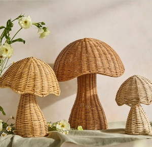 Rotin Champignon Ror Décoration de la maison Fabriqué au Vietnam-Avec SISU - Product Image 1