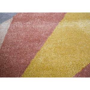Hacienda Gold Handmade Wool & Viscose Hacienda Gold Abstract Striped Rectangle Rug for Home Living Room 10mm Thick-Taq-4153 - Product Image 3