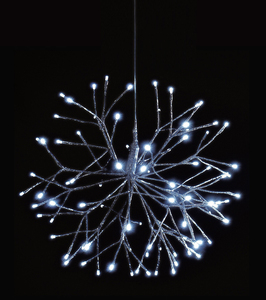 ไฟ LED รูปดาวแขวนกลางแจ้ง แสงขาวเย็น 50 ซม. 120 ดวง (F-Bright 00809) - Product Image 1