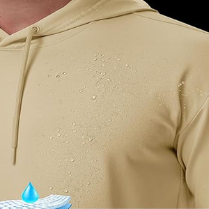 Sweat à capuche en coton de haute qualité pour hommes sweat à capuche lourd pull sweat logo personnalisé sweats à capuche vierges en éponge française - Product Image 2