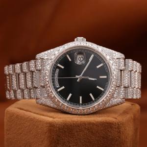 Montre Hip Hop en or rose sertie de diamants, mouvement automatique, testeur de diamants, design luxueux, vente chaude, diamant Moissanite D VVS - Product Image 5