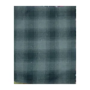 High Quality Cotton Twill Fabric Kain Flannel Polycotton Cotton Plaid Yarn-dyed Check Brushed 100% Cotton recycled twill checks