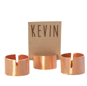 Modern Metal <b>Desk</b> Business Card Holder in Copper Finished Perfect for Wedding and Office Use Supplies Home And Business Use Item - Product Image 1