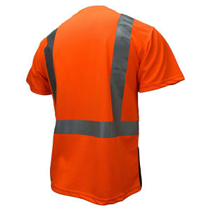 Ropa de Trabajo de Alta Visibilidad Personalizada al por Mayor, 100% Poliéster, Reflectante de Seguridad para la Construcción, Transpirable, de Dos Tonos, que Absorbe la Humedad - Product Image 6