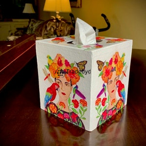 ที่ใส่กระดาษทิชชูไม้เคลือบลายพิมพ์ งานแฮนด์เมด หรูหรา เป็นมิตรกับสิ่งแวดล้อม สำหรับบ้านและโรงแรม - Product Image 4