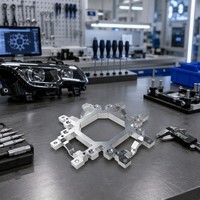 Cadre de lentille de voiture OEM Phares Support en aluminium Supports métalliques Support de boîtier d'adaptateur de transition de montage