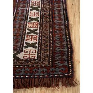 Alfombra de Lana Anudada a Mano Nuray Azul, Diseño Geométrico Abstracto para Sala de Estar, Pasillo, Modelo Pae-4767, 9x12, Rectangular, Tipo Rompecabezas, Hecha a Mano - Product Image 4