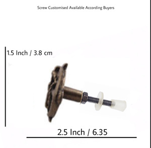 Tiradores de puerta y cajón de ancla de latón antiguo, tirador de hierro fundido para armarios de estilo moderno, tocadores, dormitorios, cocinas - Product Image 3