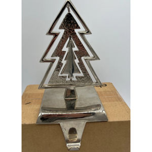 Modern Vintage Heavy Solid Brass Sleigh <b>Christmas</b> Stocking Holder Hanger For Fireplace Mantel <b>Gift</b> Item Home Decor - Product Image 4