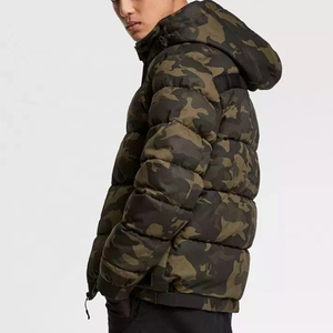 แจ็คเก็ตลายพรางหนาสำหรับผู้ชายเสื้อโค้ทผ้าไนล่อนโพลีเอสเตอร์กันลมมีฮู้ดคอปลาปักเป้า - Product Image 3