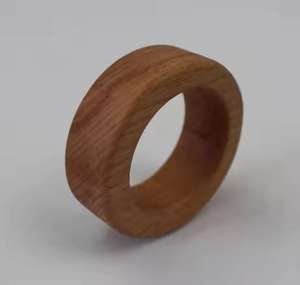Juego de Anillos para Servilletas de Madera Ecológicos Acabados a Mano, Vajilla de Madera Natural de Primera Calidad, Bodas Rústicas, Fiestas, Cenas Diarias - Product Image 3