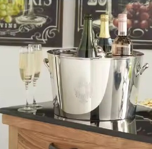 A-One Design Cubos de hielo de cobre martillado Premium Metal duradero para bodas y celebraciones casuales a precios razonables - Product Image 3