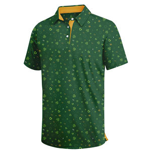 Camiseta Polo de Manga Corta para Hombre, Color Sólido, Cuello con Botones, Estilo Golf, Secado Rápido, Absorbe la Humedad, Elegante - Product Image 6