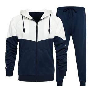 Gran oferta, chándal de gimnasio personalizado para hombre, nuevo diseño, ropa deportiva para correr de invierno, chándal informal con patrón sólido, chándal - Product Image 1