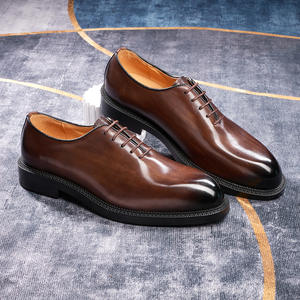 Chaussures Oxford classiques en cuir pour hommes, chaussures habillées à lacets pour affaires et mariages, confortables, Zapatos de Hombre - Product Image 1