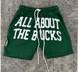 Pantalones Cortos Deportivos de Lana Ecológicos y Transpirables para Hombre, Estilo Urbano, Color Sólido, para Gimnasio y Running, con Logotipo y Color Personalizados - Venta al por Mayor - Product Image 2