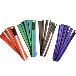 Nouveau gros 100% coton unisexe Arts martiaux BJJ ceintures Logo personnalisé OEM karaté Jiu Jitsu ceinture prix raisonnable - Product Image 6