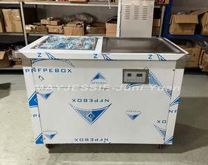 Máquina para Hacer Helados en Rollo, Plancha Fría Cuadrada, Máquina para Freír Helados Tailandeses, Máquina para Hacer Yogur en Rollo, Congelador de Rollos, Económica - Product Image 2