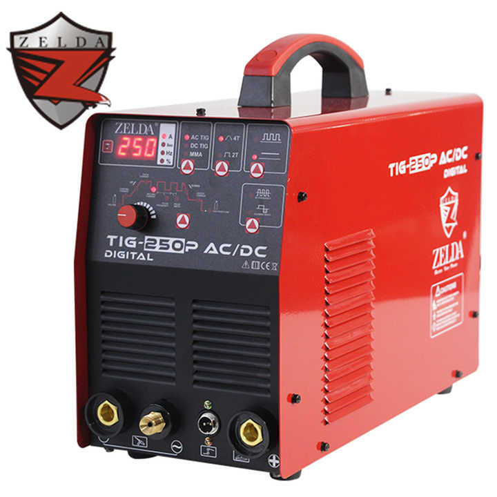 デジタル制御igbt ac dc tig 250p溶接機ウィッグschweissgerat 