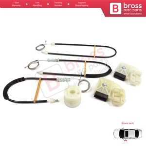 ชุดซ่อมแซมกระจกหน้าต่างไฟฟ้า BWR5514ชุดซ่อมประตูหน้าซ้ายสำหรับรถขนย้าย T5 T6 Caravelle Multivan 2003-2024 Bross อะไหล่รถยนต์ - Product Image 4