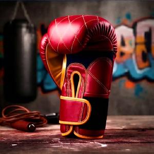 Guantes de Entrenamiento de Cuero Premium con Costuras de Diamante, Acolchado de Espuma de Alta Densidad y Correa de Velcro para Gimnasio y Entrenamiento con Pesas - Product Image 5