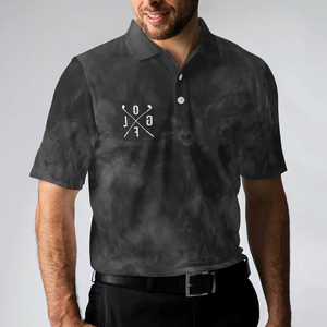 Camisas de Golf por sublimación de alta calidad para hombre, 100% poliéster, transpirable, manga corta, con cuello, rendimiento, Polo de Golf para hombre - Product Image 5