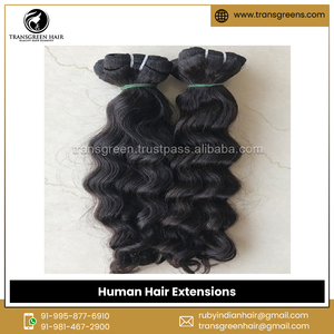 Ready Bulk Stock Available of 100% Raw Unprocessed Virgin Indian Temple Loose <b>Body</b> Human <b>Hair</b> Extensions at Affordable Price - Product Image 4