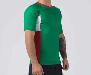Rashguards personnalisés par sublimation, vente en gros, pas cher, haute qualité, Rashguards BJJ et MMA, Rashguards Jiu Jitsu - Product Image 1