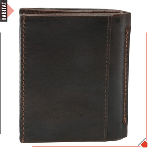 Portefeuilles marron foncé de qualité supérieure en cuir de vachette véritable fabriqués à la main - Product Image 6