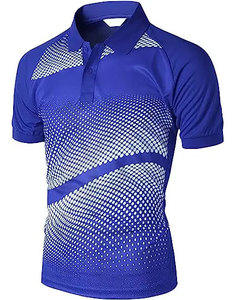 Camisetas de Golf para Hombre al por Mayor, de Algodón/Fibra de Bambú, Diseño Personalizado, Transpirables, 220 Gramos, Patrón Sólido, Sublimación, Tejido de Punto - Product Image 5