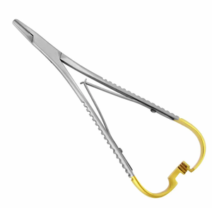 Alicates Mathieu manuales de acero inoxidable (portaagujas) Colocación elástica estrecha - Product Image 1