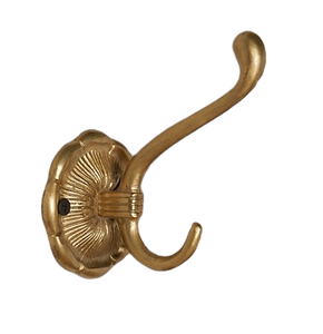 Lot de 4 crochets muraux au design uni les plus vendus Aluminium Métal Laiton Finition antique Crochet mural Cintre Prix d'usine - Product Image 4