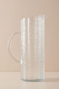 Hand blown <b>glass</b> <b>jug</b> for artisan home decor eco friendly living and beautifully styled kitchen essentials with timeless appeal - Product Image 5