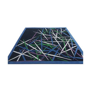 2025 nouveau Design luxe laine naturelle Viscose Floral tufté tapis artisanal brodé artisans tapis résistant aux taches antidérapant - Product Image 1