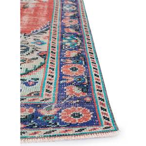 Alfombra de Lana Anudada a Mano Estilo Vintage, Patrón de Medallón Rojo y Naranja, Gran Tamaño 9x12 para Decoración de Sala de Estar, Nombre del Producto: Pae-2812 - Product Image 4