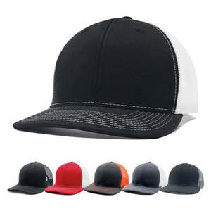 Trucker Hats Wholesale Custom Logo Leather Patch 6 Panel <b>Snapback</b> <b>Cap</b> Blank Hats Trucker Hats - Product Image 3