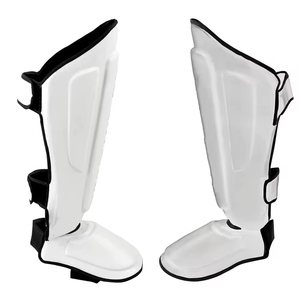 Espinilleras para Hombre, MMA, Piel Sintética, Boxeo, Muay Thai, Taekwondo, Protección de Piernas, Entrenamiento, Personalizables, Protección de Fútbol - Product Image 1