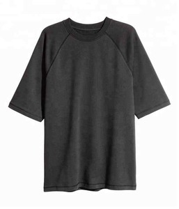Camiseta de fitness de gimnasio de gran tamaño para hombre de alta calidad Camiseta de entrenamiento deportivo de algodón 100% - Product Image 6