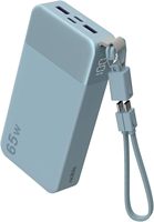 Batterie externe 65W 20 000 mAh, essentielle pour les voyages, charge rapide, compatible MacBook, iPhone 16 / 15 Series, Samsung, Switch