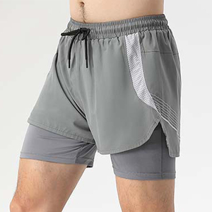 Short d'entraînement de course d'été pour hommes Short de sport à séchage rapide pour hommes - Product Image 1
