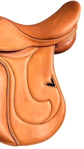 Sillín de salto de doma inglesa de cuero sintético para el mejor rendimiento de equitación - Product Image 3
